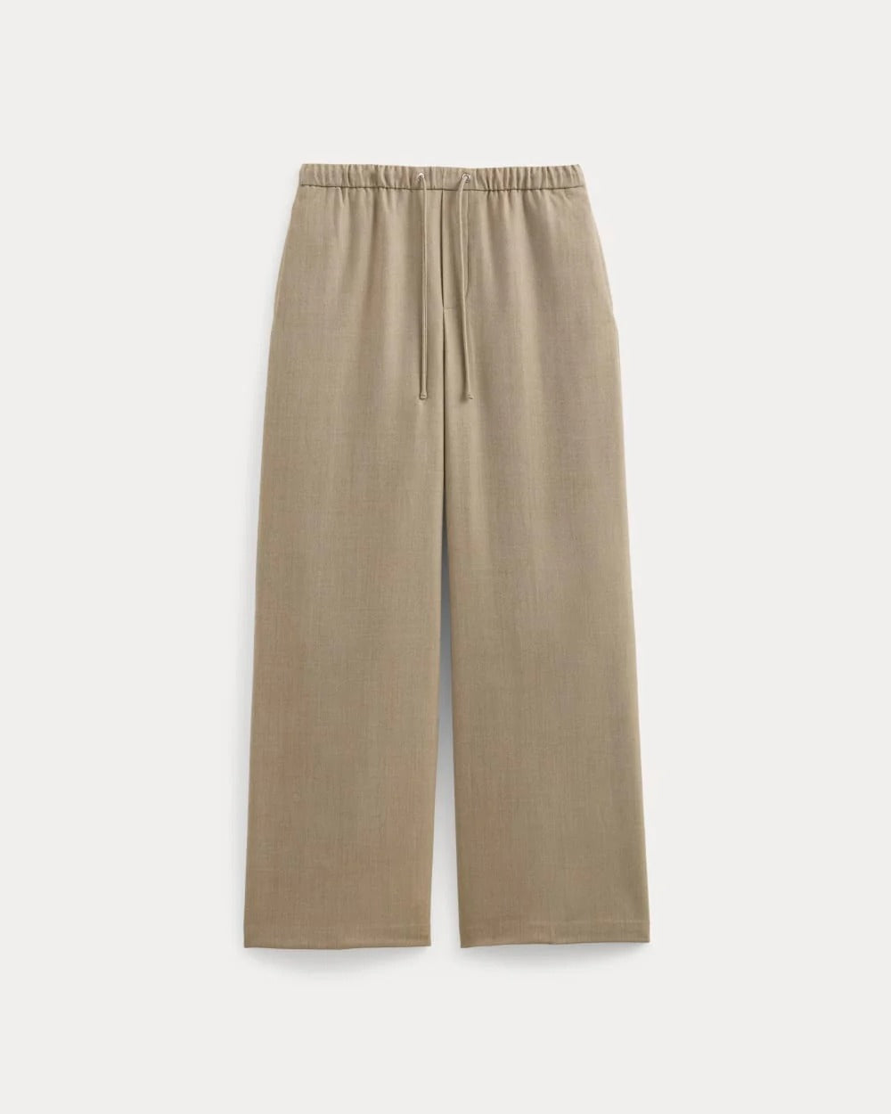 Pull-On Trouser in Tailor Twill | Light Taupe