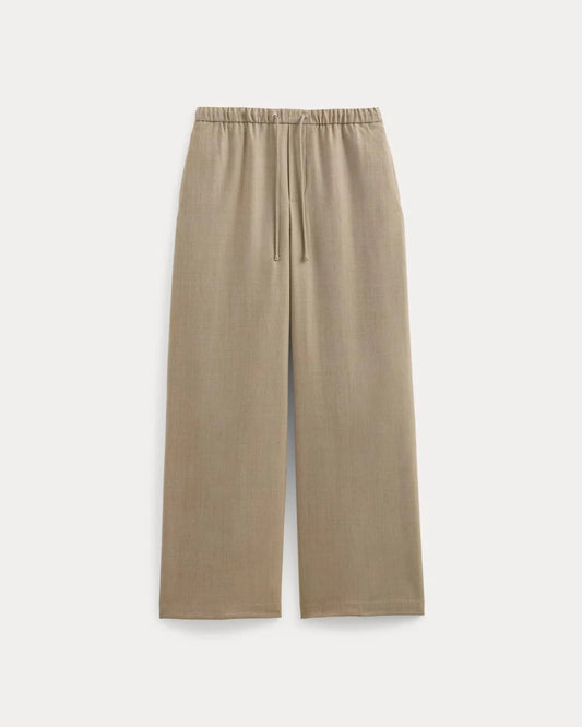 Pull-On Trouser in Tailor Twill | Light Taupe