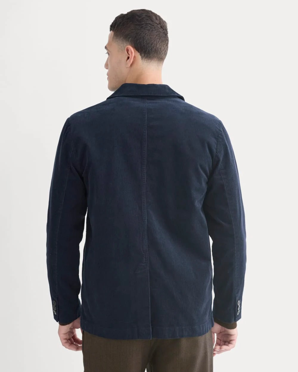 Fine Wale Corduroy Chore Blazer | Navy
