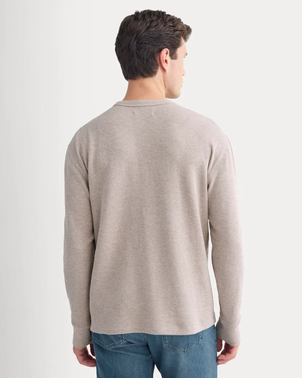 Thermal Crew in Cozy Waffle | Heathered Oatmeal