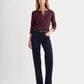 Boxy Henley in Cozy Waffle | Heathered Port Royale