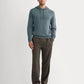 The Felted Merino Hoodie | Heather Midnight Navy