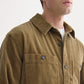 Wide Wale Corduroy Shirt | Aged Brass