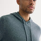 The Felted Merino Hoodie | Heather Midnight Navy