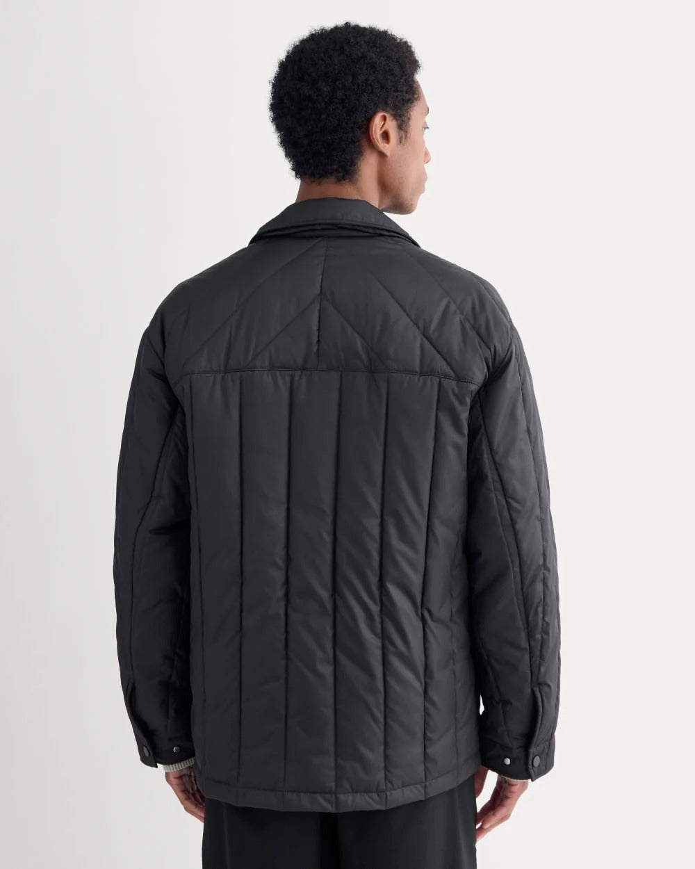 ReNew Vertical-Quilted Jacket | Black – ZynTap