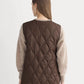 ReNew Quilted Vest | Coffee Bean