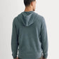 The Felted Merino Hoodie | Heather Midnight Navy