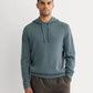 The Felted Merino Hoodie | Heather Midnight Navy