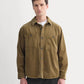Wide Wale Corduroy Shirt | Aged Brass