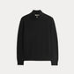 Cashmere Quarter Zip Sweater | Black
