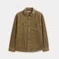Wide Wale Corduroy Shirt | Aged Brass